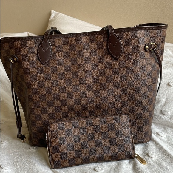 Louis Vuitton Neverfull Damier ebene Mm - Picture 1 of 4